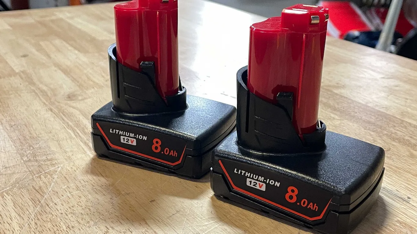 (2) 12 Volt Milwaukee Compatible Batteries (PR12)