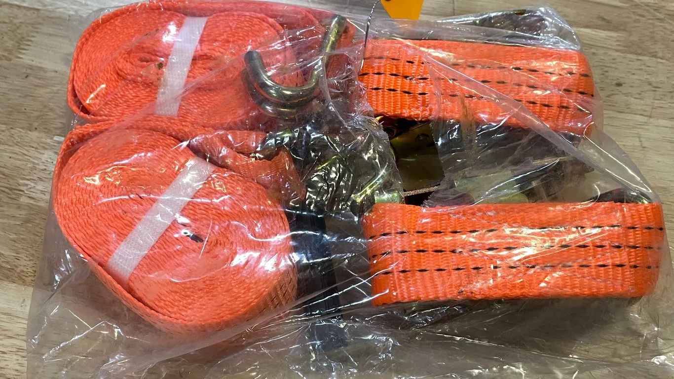 (2) Ratchet Straps, 1.5" Wide x 15' Long (PR13)