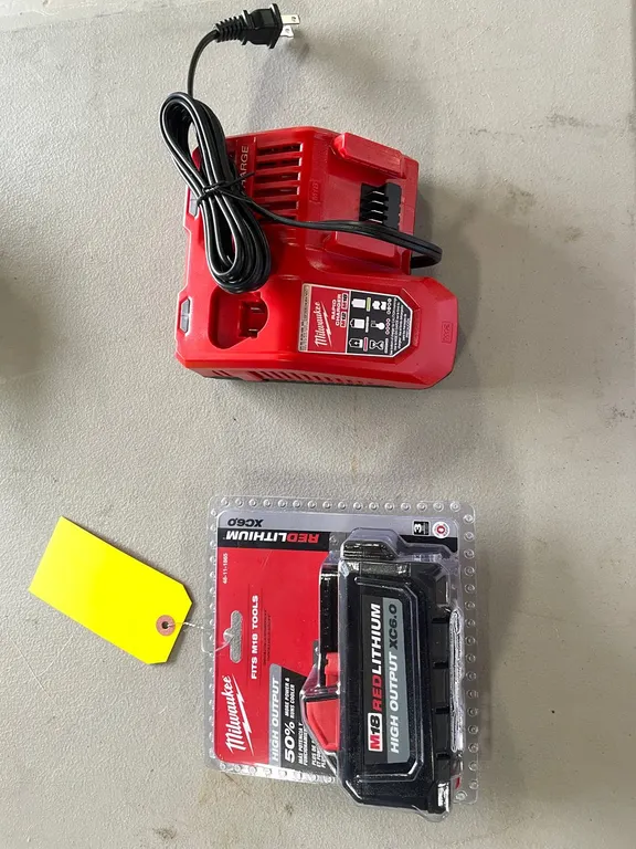 Milwaukee M18 Rapid Charger and 6.0 Battery (PR8)
