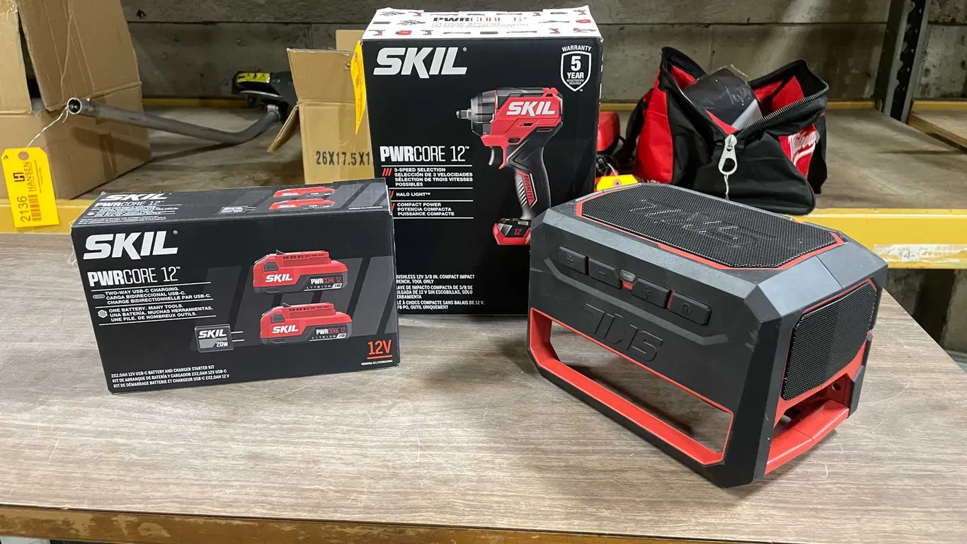 Skil Impact Driver and Bluetooth Speaker (PR8)