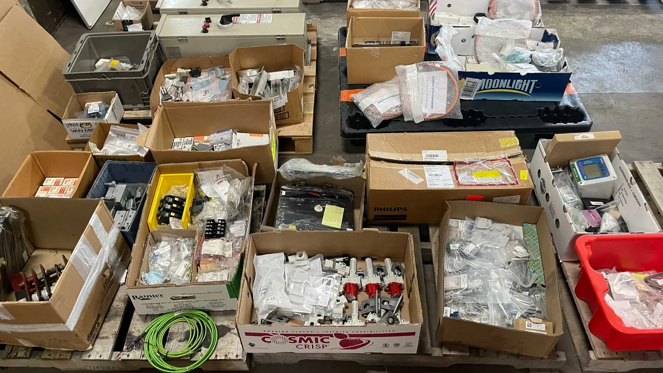 Pallets of Assorted Electrical Parts (G)