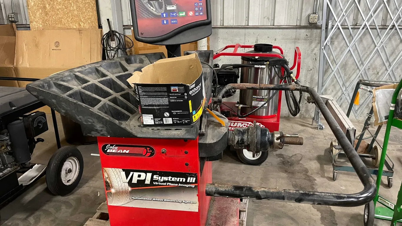 John Bean Tire Changer