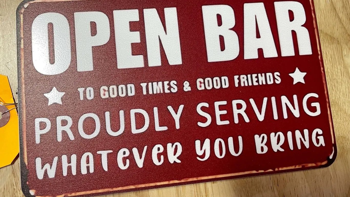 Collectible novelty sign (T2)