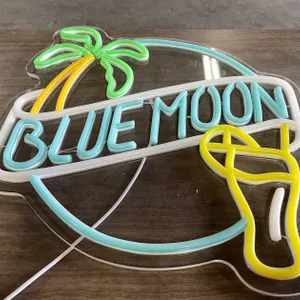 Blue Moon Beer LED Neon Sign (T3)
