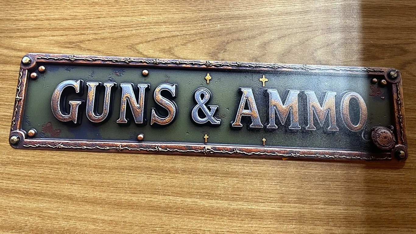 Collectible metal novelty sign (T3)
