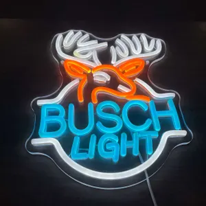 Busch Light Buck Deer LED Neon Sign (T3)