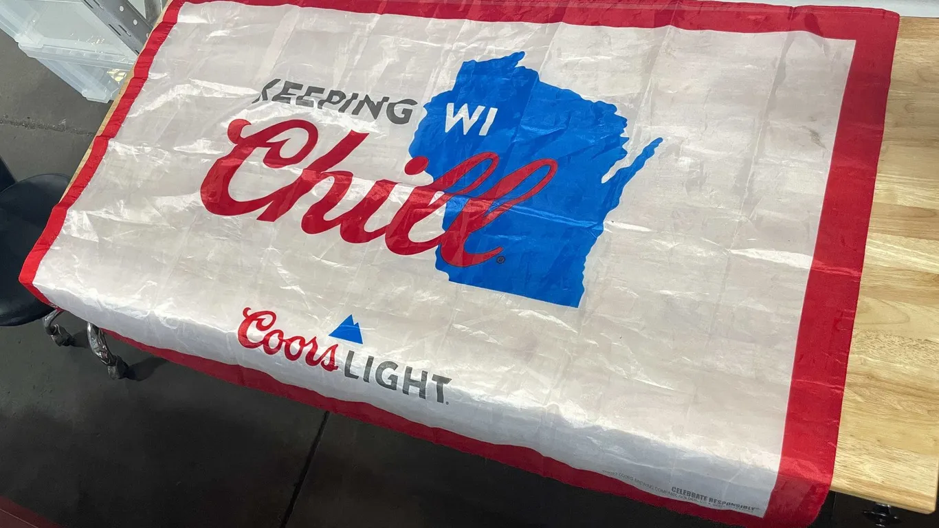 Keeping Wisconsin Chill Coors Light Flag (T4)