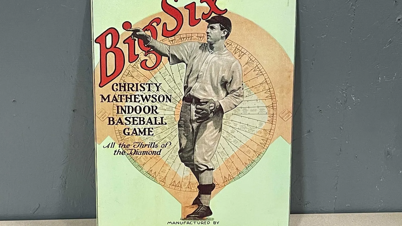 Big Six Christy Mathewson Metal Sign (T5)