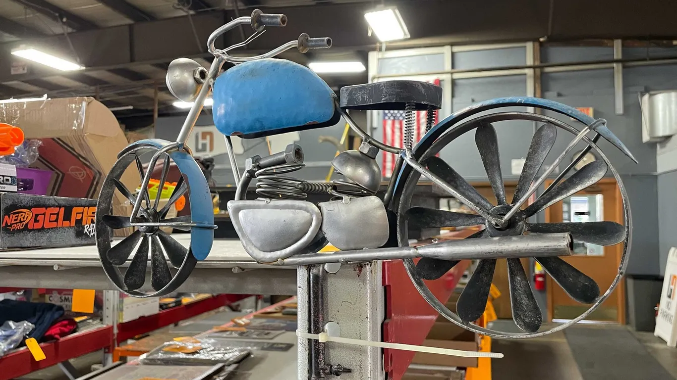 Motorcycle Yard Art (T5)