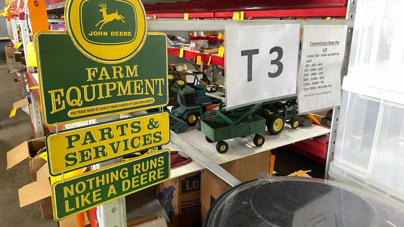 John Deere Metal Sign