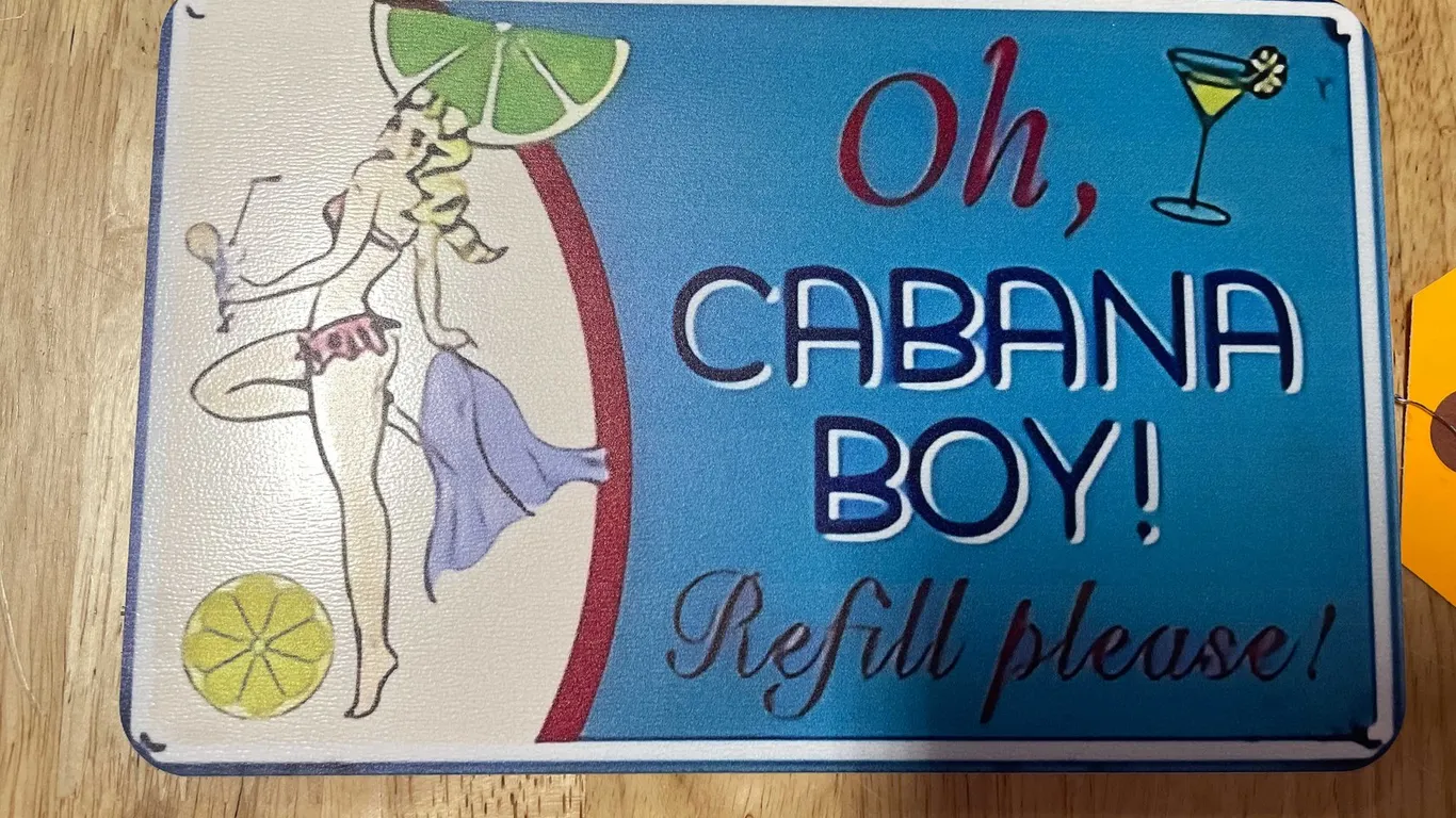 Collectible novelty sign (T2)