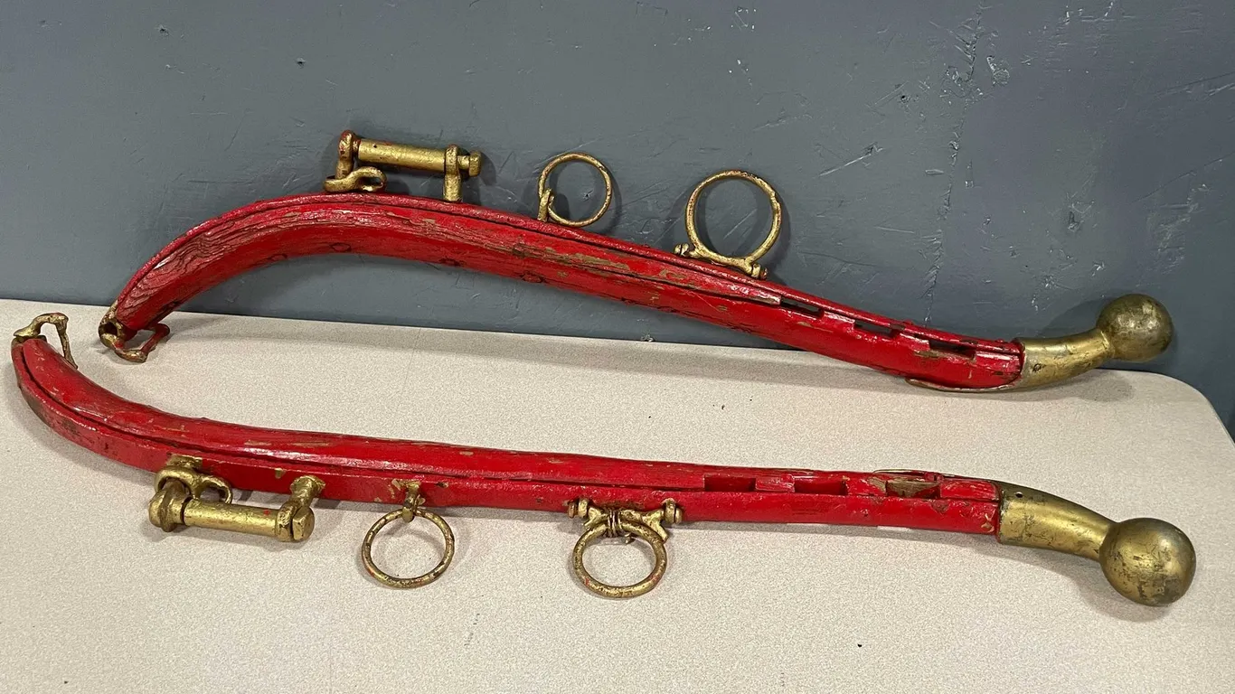 Antique Pair Of Horse Hames (T5)