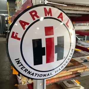 IH Metal Dome Sign