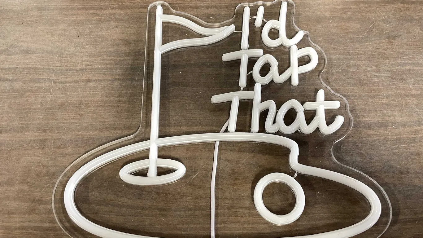I'd Tap That Golfing LED Neon Sign (T3)