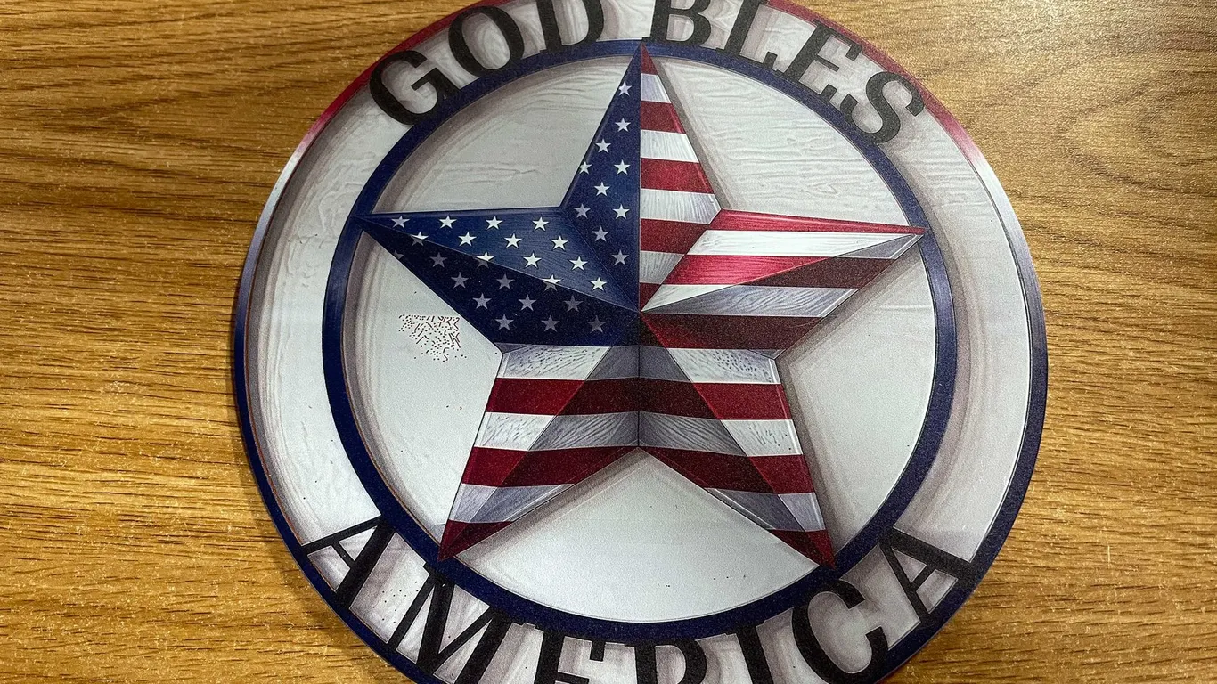 Metal America Sign (T3)
