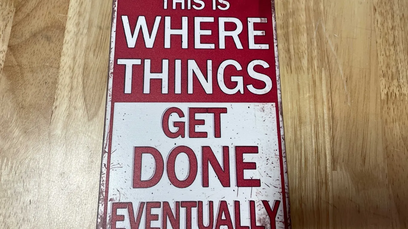 Collectible novelty sign (T2)
