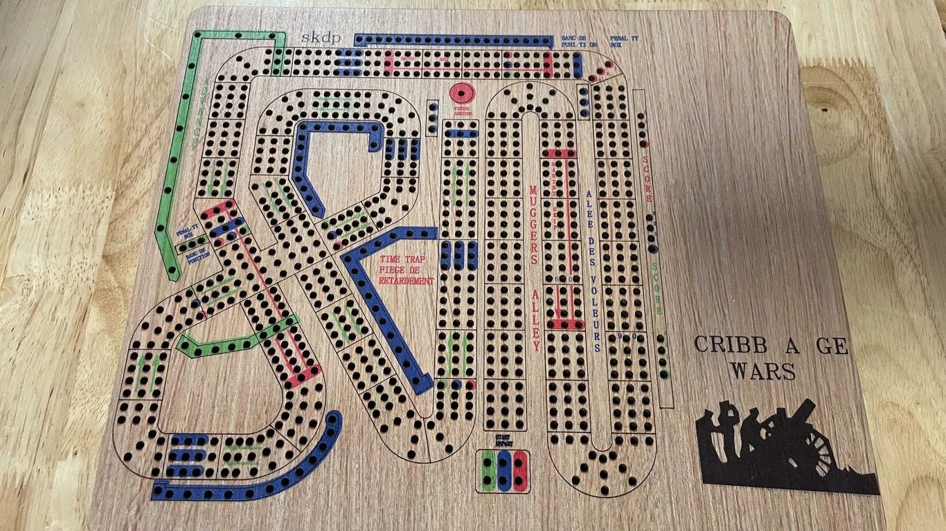Cribbage board (T2)