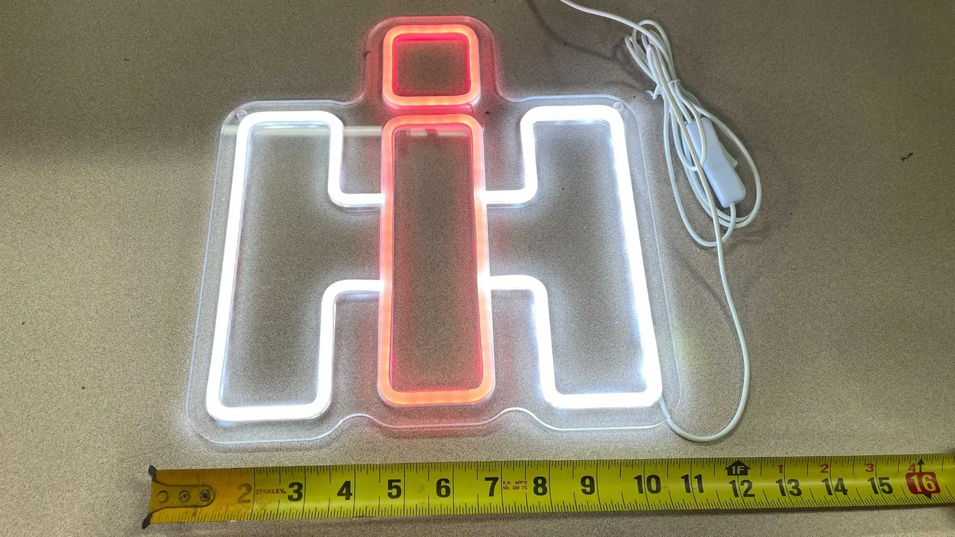Collectable neon light I.H (T2)
