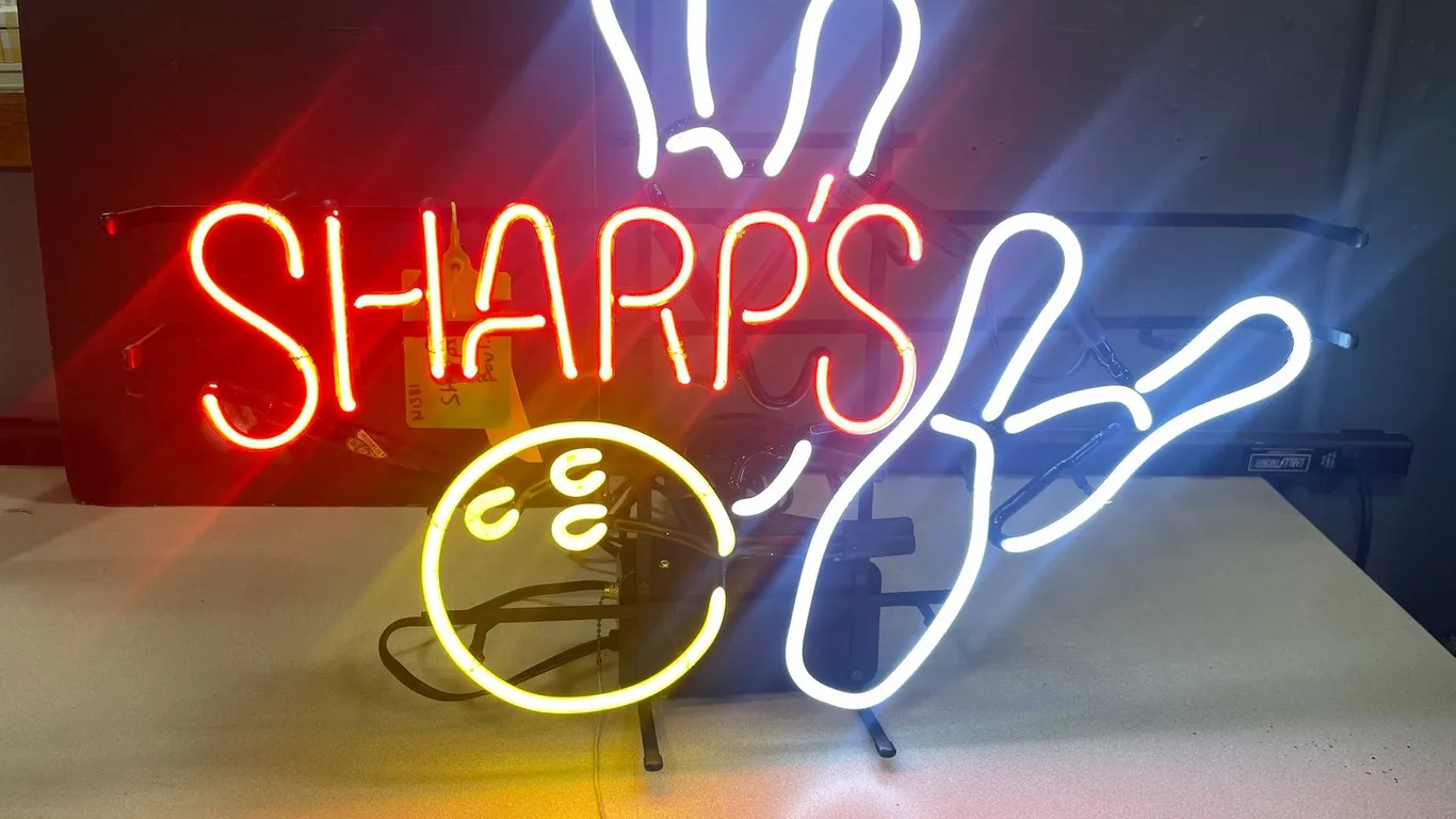 Sharp’s Bowling Neon Sign