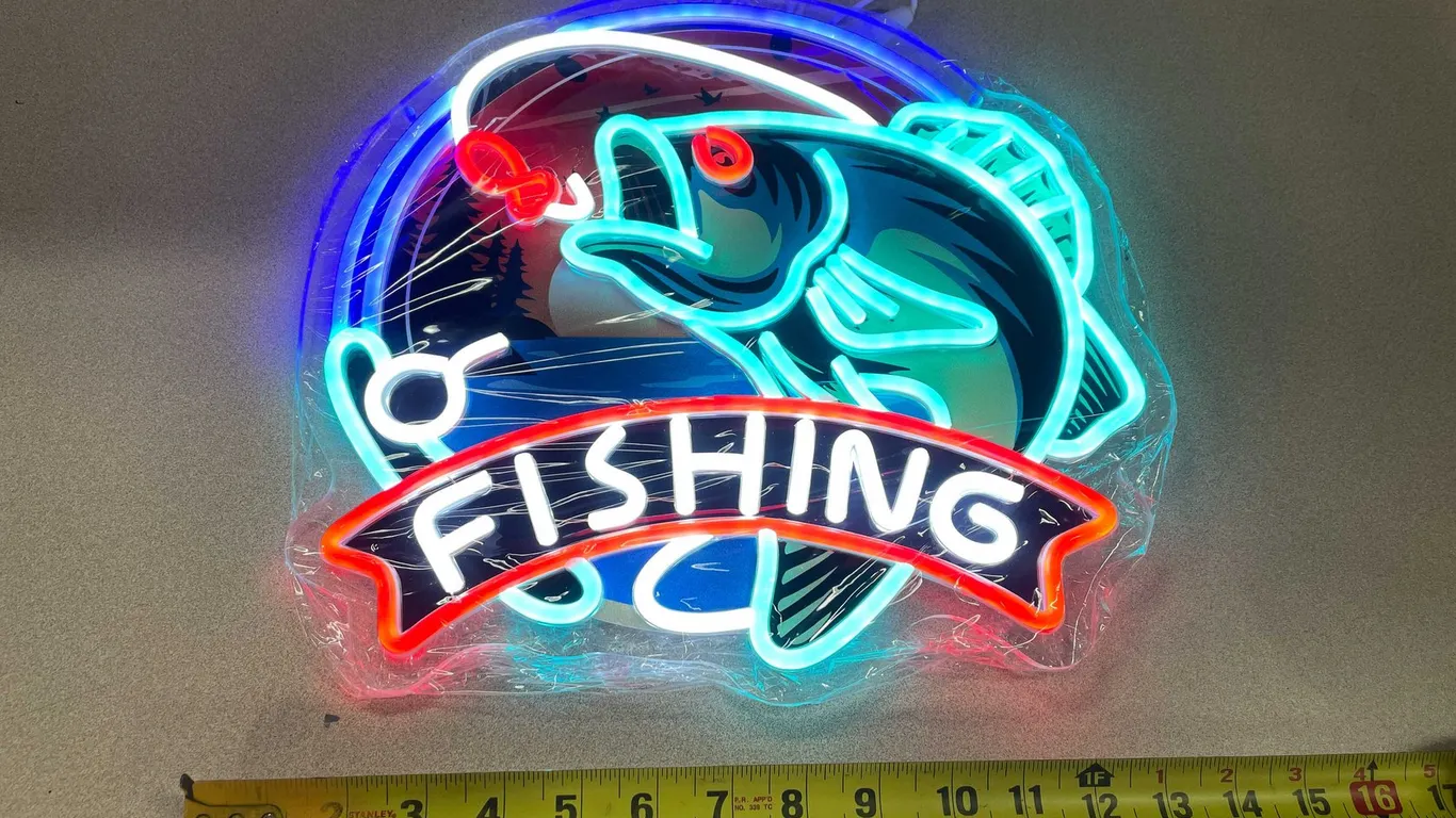 Collectable neon light Fishing (T2)