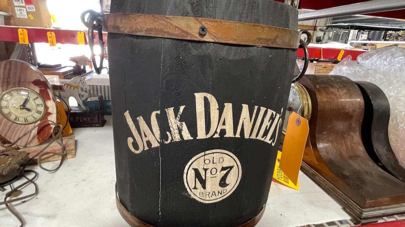 Jack Daniels Wood Planter