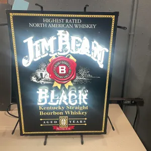 Jim Beam Black Neon Sign