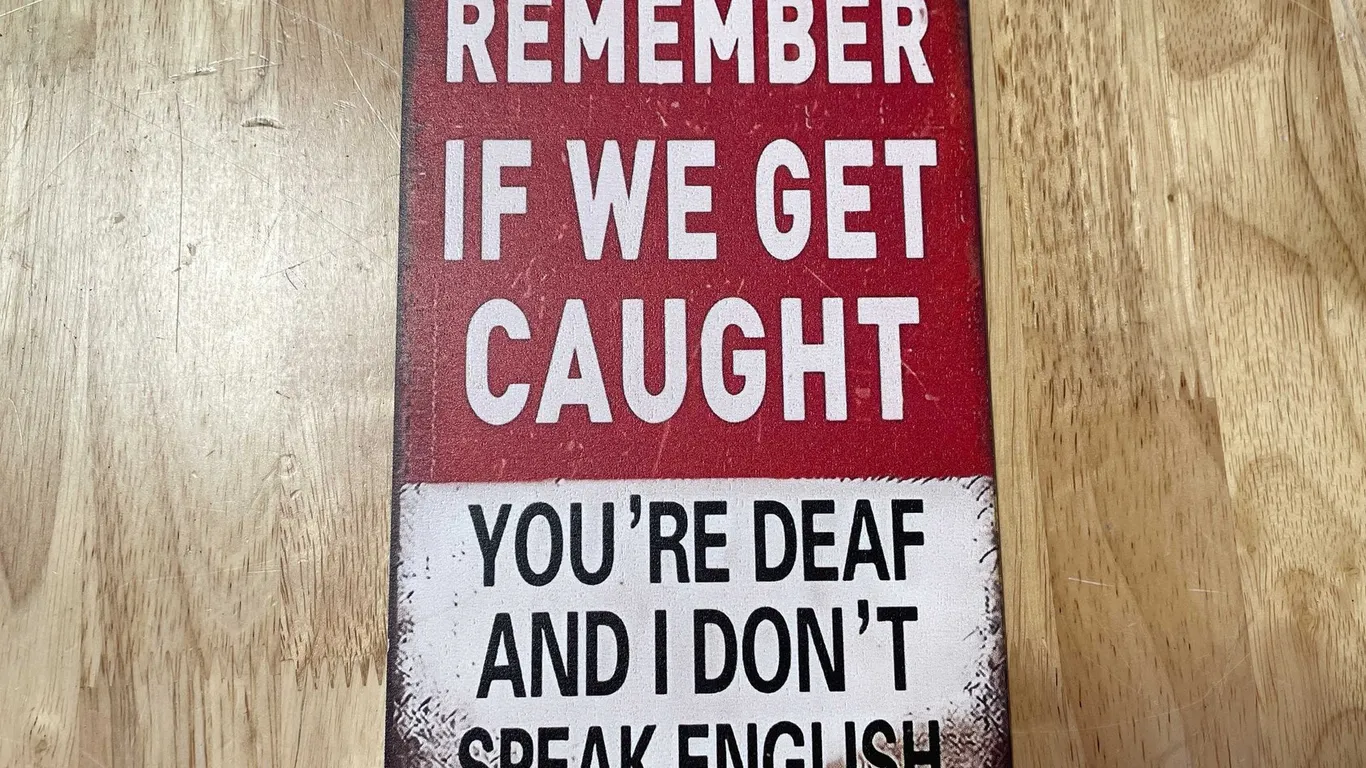 Collectible novelty sign (T2)