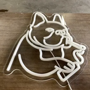 Smoking Dog LED Neon Sign (T3)