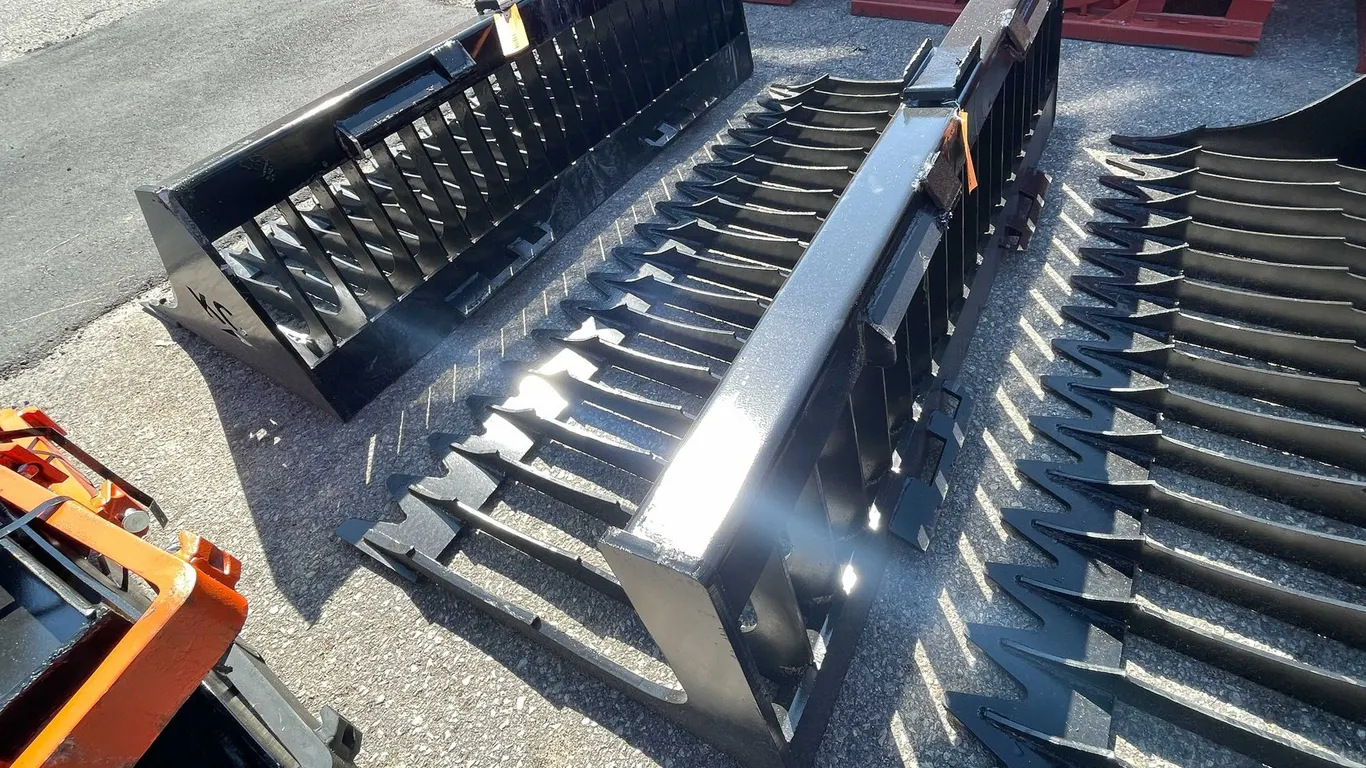 76" Skid Steer Skeleton Bucket Low Side