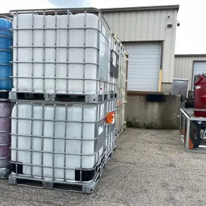 (2) 275 Gallon IBC Caged Totes (OF)