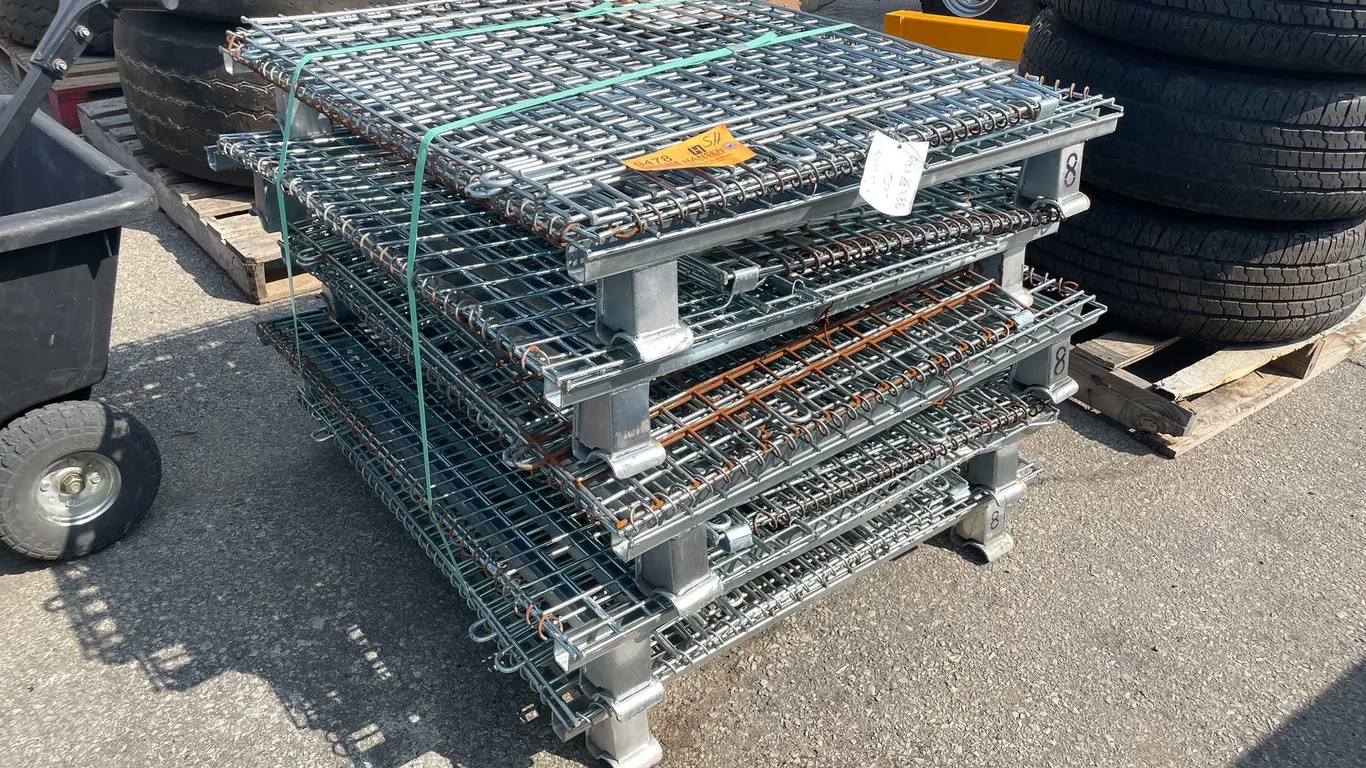 Foldable Galvanized Crates (O3)