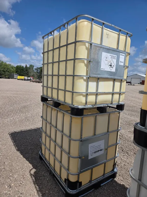 (2) 250 GAL CAGE TOTES