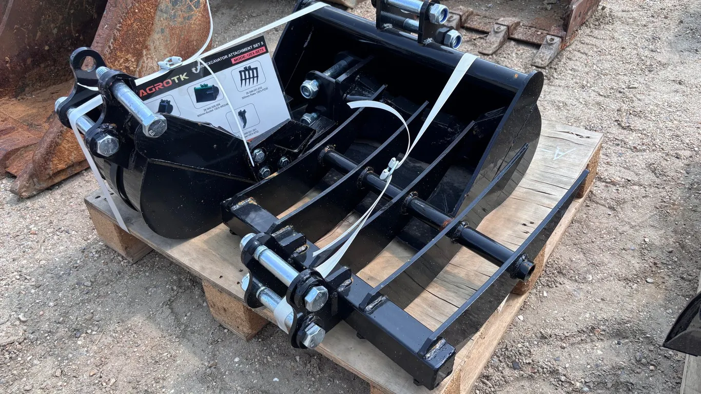 (5) MINI EXCAVATOR ATTACHMENTS