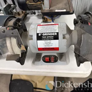 WOODCRAFT 8 INCH DOUBLE END BENCH GRINDER