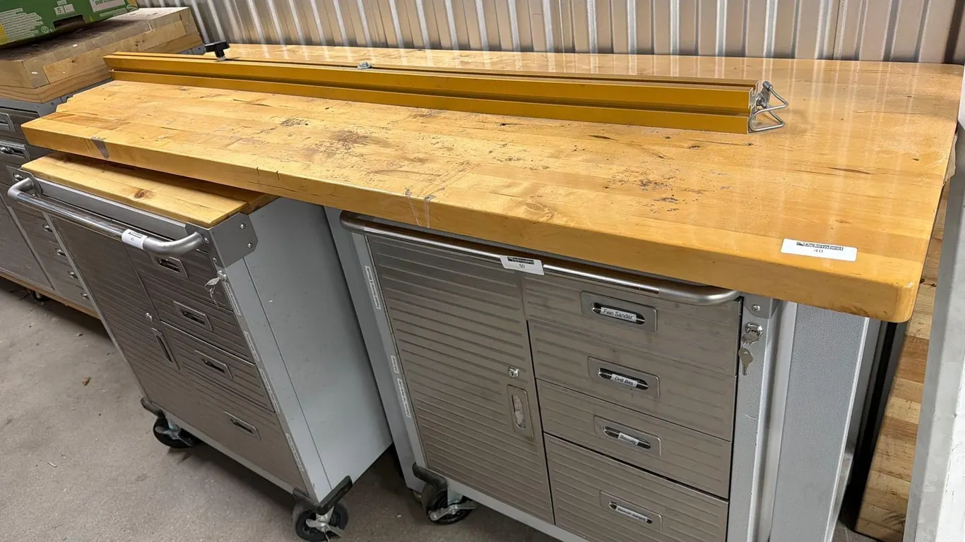 BUTCHER BLOCK TABLE