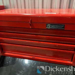 HUSKY RED FOUR DRAWER TOP TOOL BOX