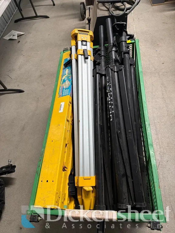 LOT OF TRIPODS & STANDS