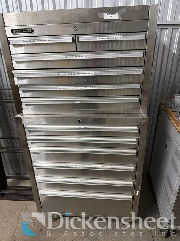 STEEL GLIDE PORTABLE TOOL BOX