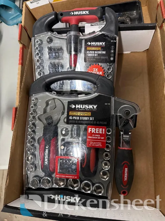 HUSKY SMALL SOCKET SETS LOT
