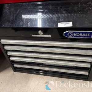 KOBALT BLACK FIVE DRAWER TOP TOOL BOX