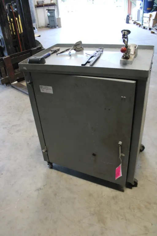Metal Tool Cabinet and Contents