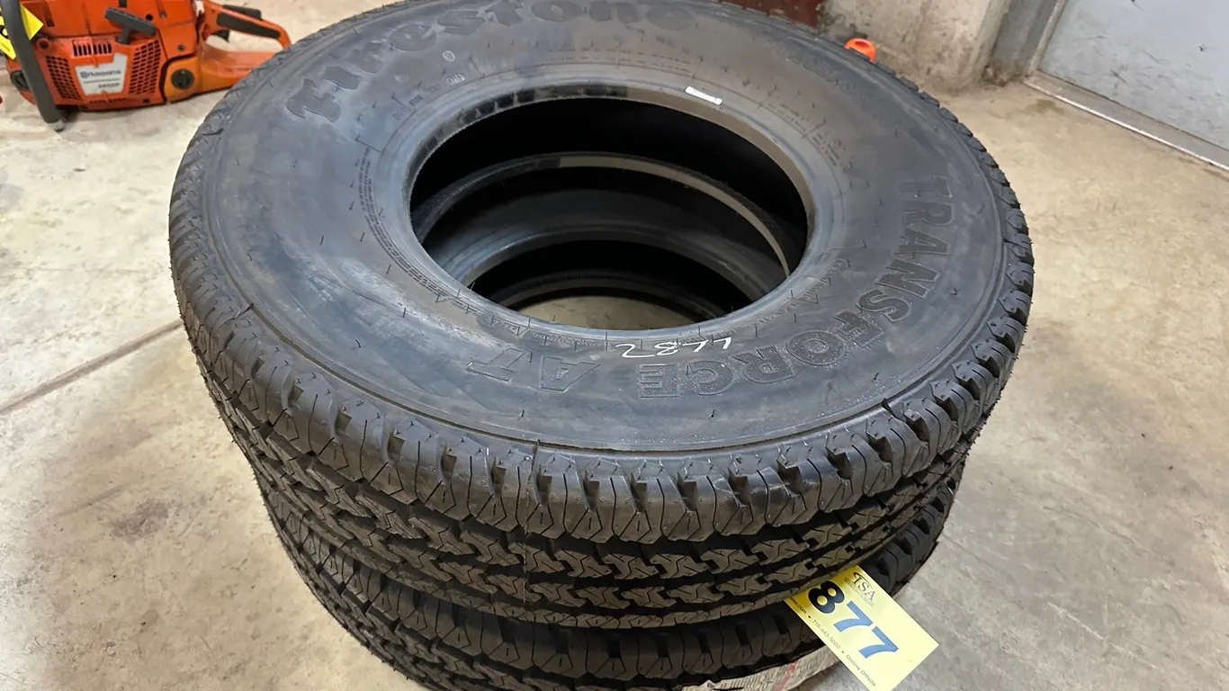 (2) Firestone Transforce 235/85R16 Tires