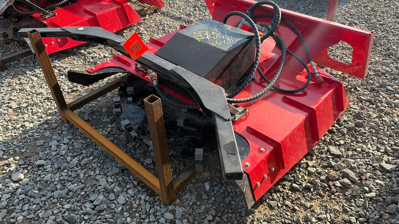Approx. 43" Unused GIYI X-DM43 Skid Steer Disc Mulcher Attachment