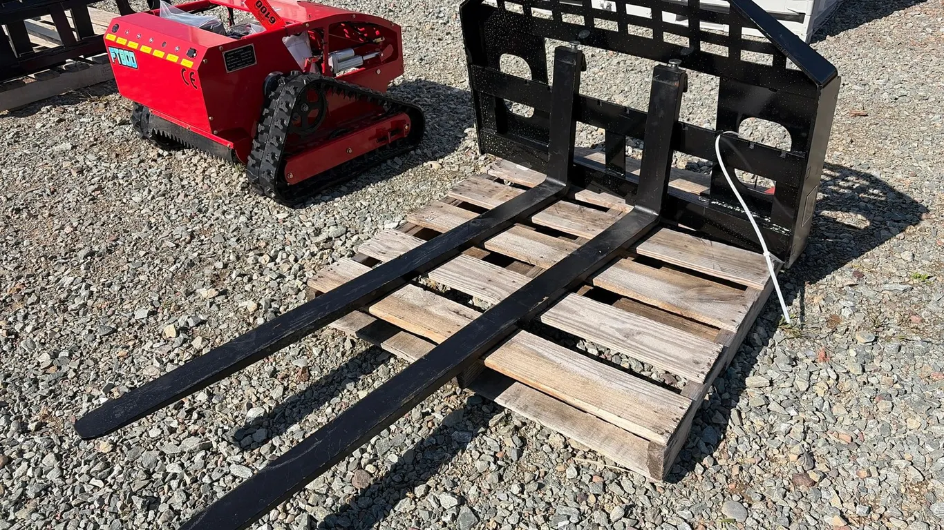 Approx. 60" Unused Future DHC Skid Steer Pallet Forks