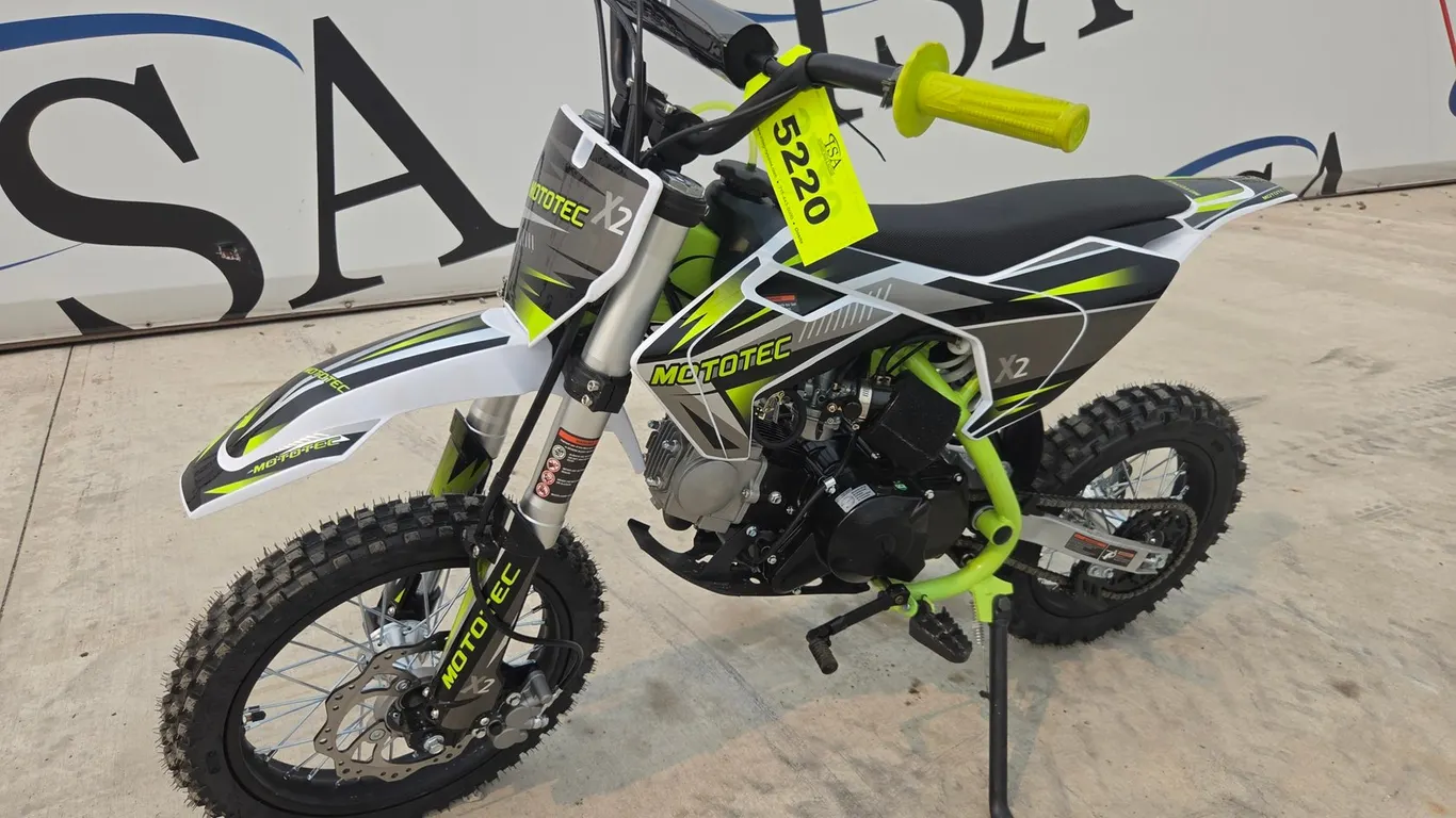 2026 Unused Mototec X2 110cc Dirt Bike