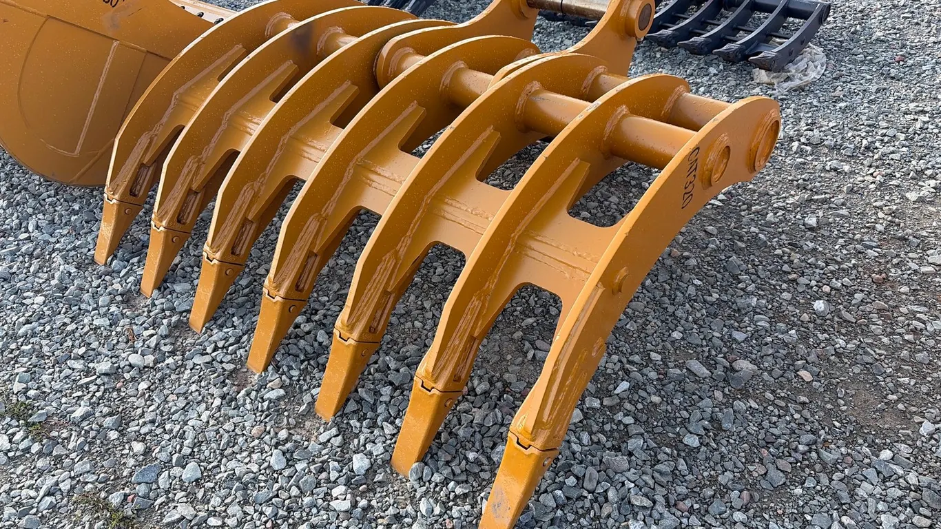 Approx. 62" Unused Warrior Excavator Rake Attachment