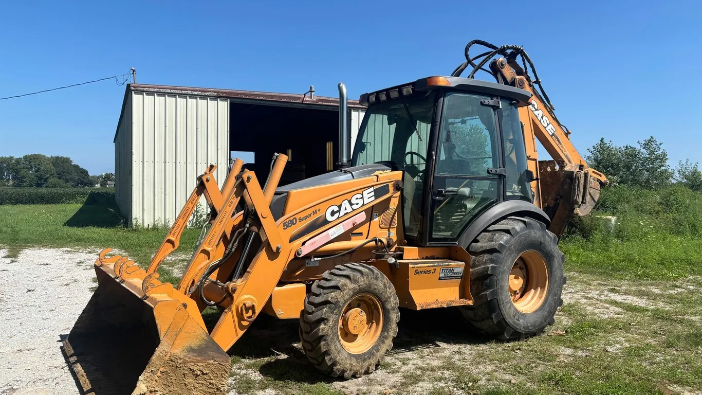 2009 Case 580M Plus Series III Wheeled Backhoe