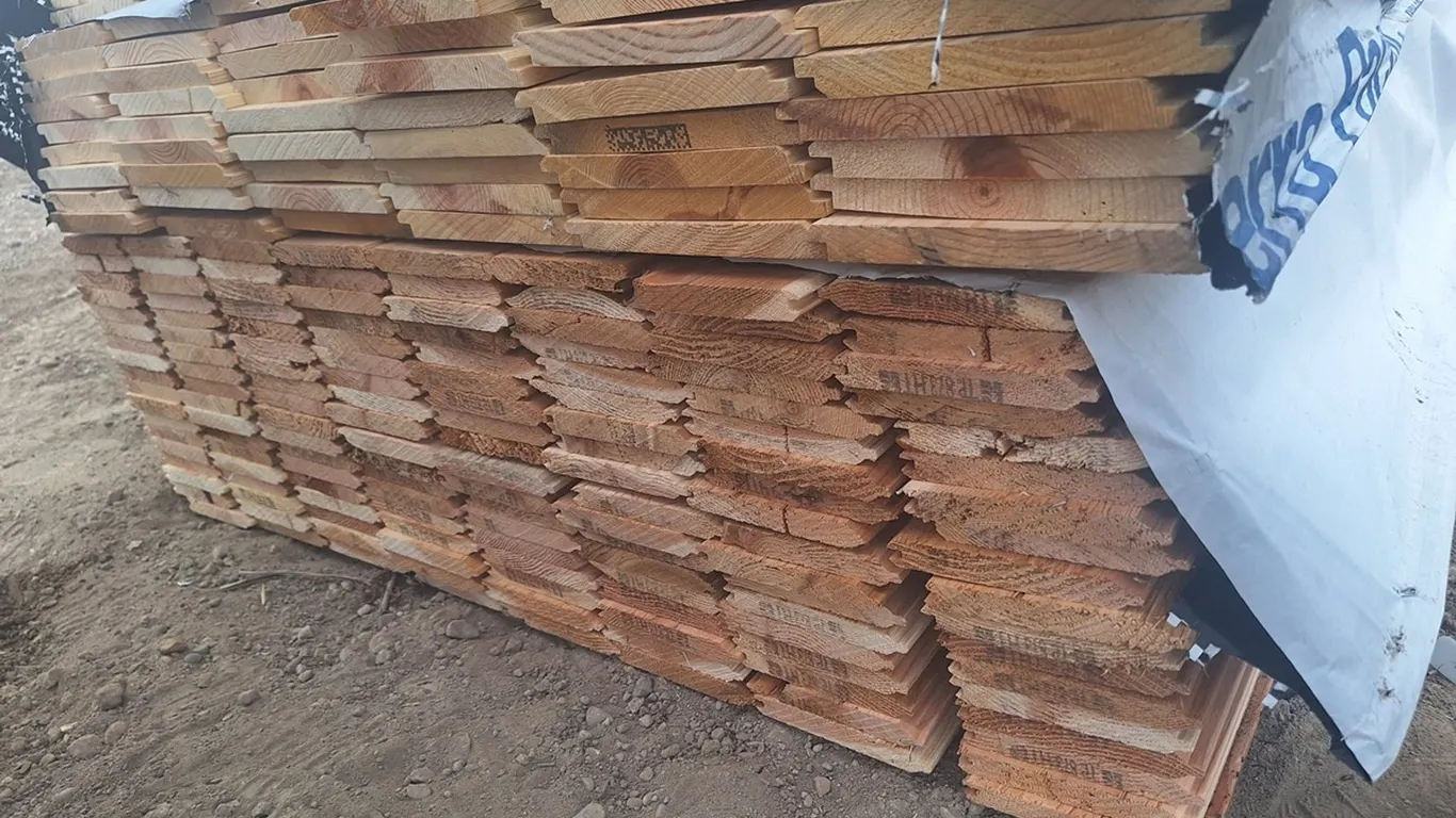 Cedar 1"x6" Rustic Tongue and Groove V Joint, 12' Lengths, 1728 Linear Feet, 720 Sq. Ft.