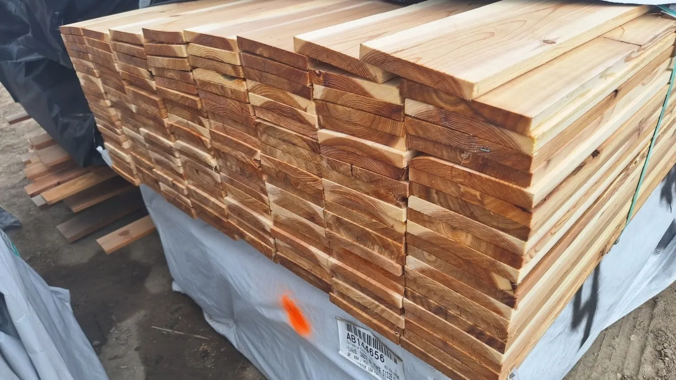 Cedar 1"x6" Fence Boards #4 S1S2E, 176 - 6' Pieces