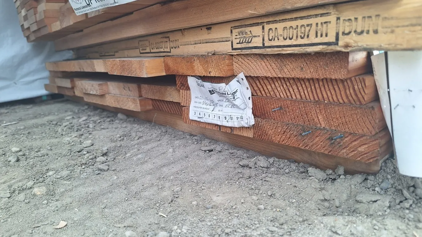 Douglas Fir 1.25"x6" S4S KD, 3' to 5' Lengths, 92 Linear Feet
